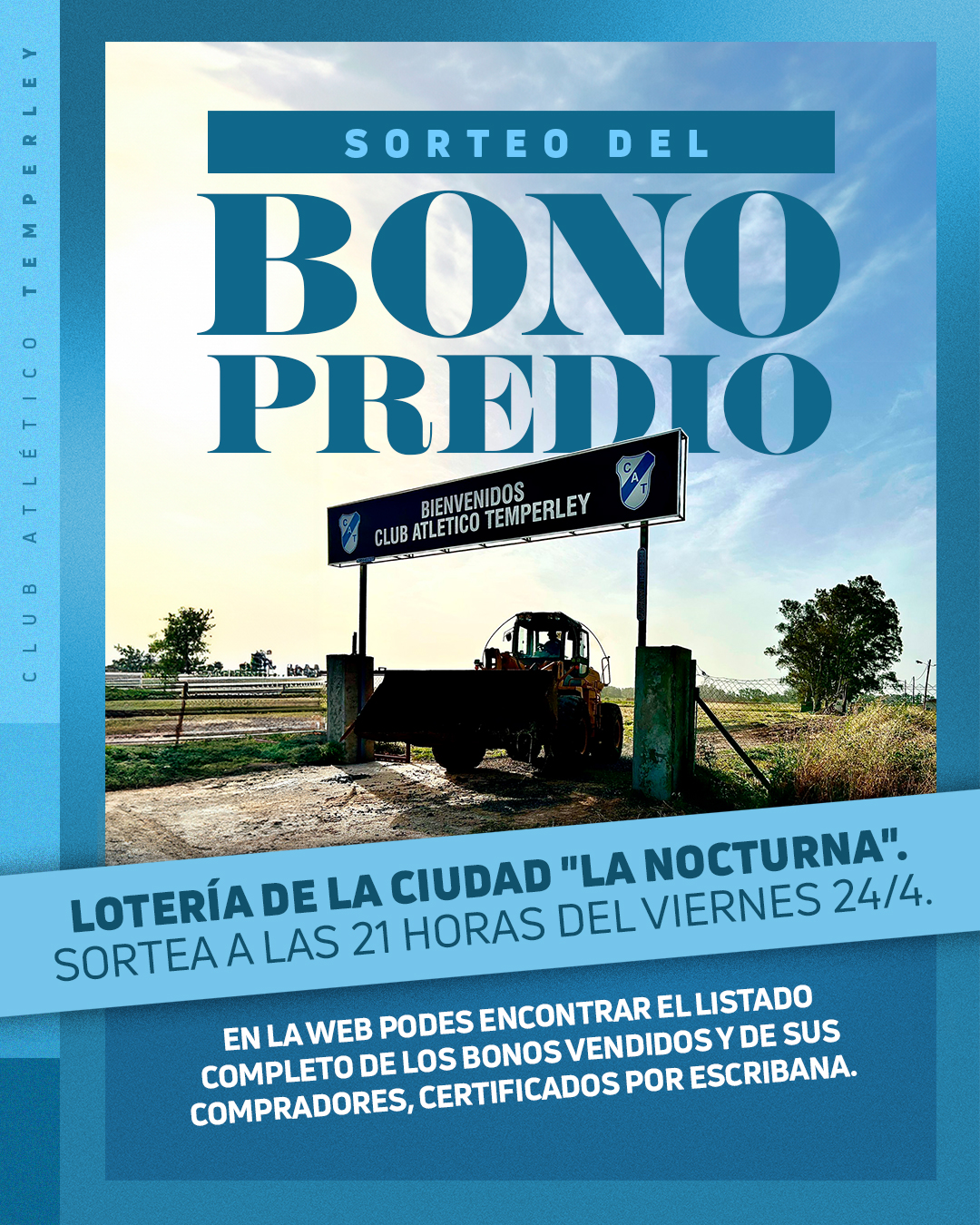 SORTEO DEL BONO PREDIO 