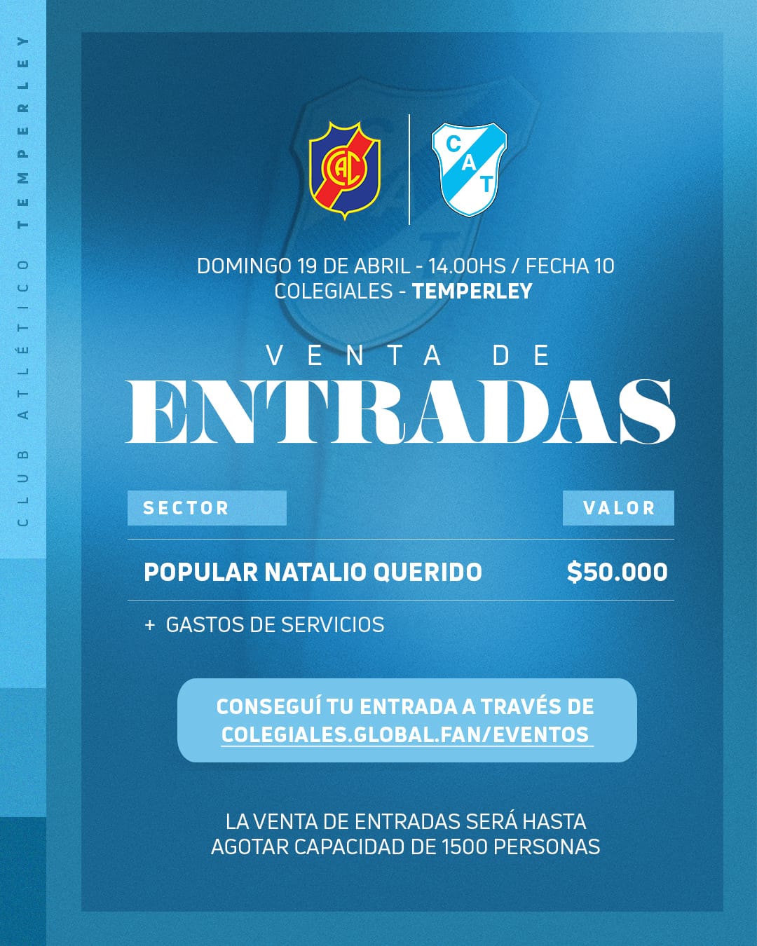 Venta de entradas ante Colegiales